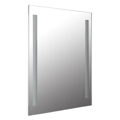Obrázok produktu pre Nástenné zrkadlo LED, 1 svetlo, chrómové satinované sklo, V 61 cm