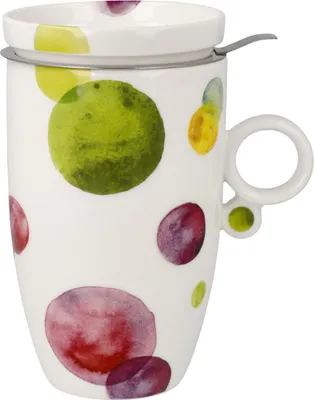 Produktbild von Goebel Colori Mix Teetasse mit Deckel und Sieb