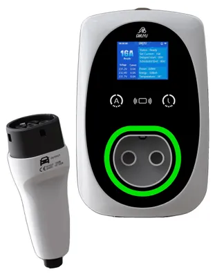 Immagine prodotto di Caricabatterie per veicoli elettrici, ricarica rapida, controllo tramite app, 11 kW - 16A