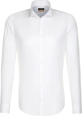 Produktbild von Seidensticker BUSINESS Herren Hemd 72er Langarm Kent Slim Weiß 36