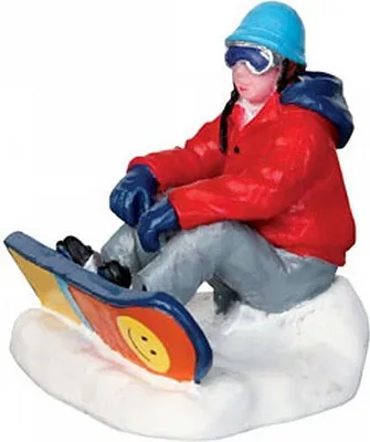 Productafbeelding van Kerstfiguur Snowboarding breather LEMAX