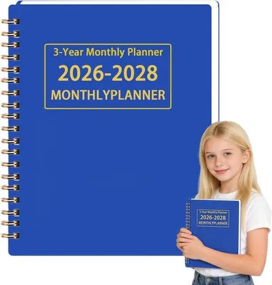 Imagen del producto de Calendario escolar y de oficina 2026-2028: Organizador y diario para la escuela, la oficina y el hogar