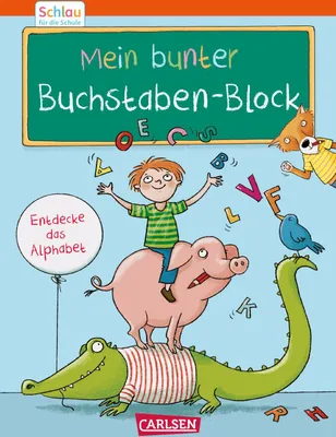 Produktbild von Schlau für die Schule: Mein bunter Buchstaben-Block