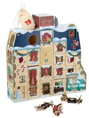 Produktbild von Vilac Holz-Adventskalender zum Befüllen, Hausform