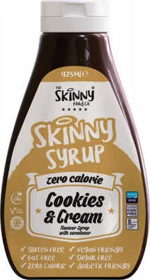 Produktbild von Skinny Foods Skinny Syrup (425ml) Cookies & Cream - Funktionelle Lebensmittel - Soßen/Sirupe