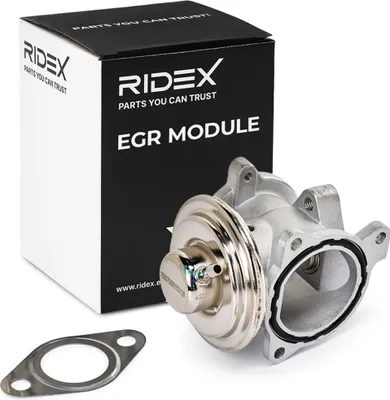 Produktbild von RIDEX 1145E0045 AGR-Ventil mit Dichtung für VW POLO (9N) Abgasrückführungsventil