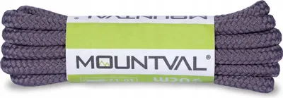 Obrázek produktu pro Odolné tkaničky pro trekingové boty Mountval Laces 120 cm - Barva: šedá