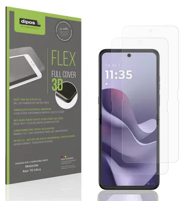 Zdjęcie produktu dla 2x dipos FlexAR Motorola Razr 70 Ultra Innenseite