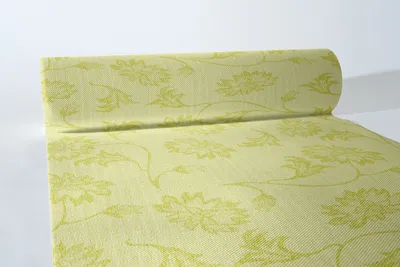 Produktbild von Airlaid Tischläufer Lisboa in Grün, 40 cm x 24 m , 1 Stück - Mank - Ornamente