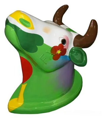 Produktbild von Design Kuh Figur Statue Skulptur Figuren Skulpturen Dekoration Deko Büste Rind