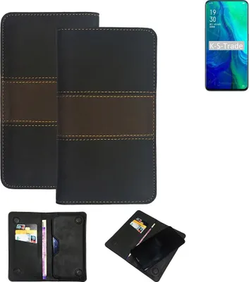 Produktbild von K-S-Trade Hülle Handyhülle kompatibel mit Oppo Reno 10x Zoom Schutzhülle Walletcase Bookstyle Tasche Schutz Case Handytasche Wallet Cover