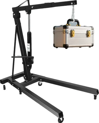 Zdjęcie produktu dla Podnośnik z napędem silnikowym, sterowany hydraulicznie, 4-stopniowa regulacja, czarny