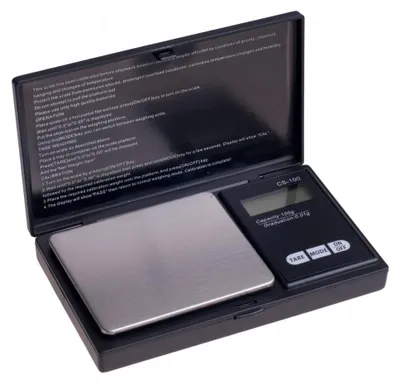 Productafbeelding van Digitale pocketweegschaal max. gewicht 100 gram