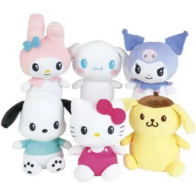 Obrázok produktu pre Plyšová hračka Kawai My Melody – JEMINI – HELLO KITTY – 17 cm