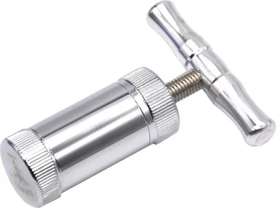 Produktbild von Pollenpresswerkzeug, Edelstahl T Pollenpresswerkzeug, tragbarer Einhand-Pollenkompressor,Silber