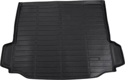 Image de 1 Tapis De Coffre Arrière Pour Bmw X3 G01 2018-2024 Tapis De Coffre Arrière Pour Bagages Noir Tpe Motif À Longue Grille