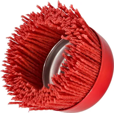 Produktbild von Topfbürste Nylon Ø 65mm Schleifnylon Nylonbürste für Winkelschleifer M14