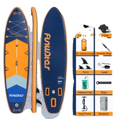 Obrázek produktu pro Nafukovací paddleboard, extra široký design, odolná konstrukce, model SUPFW43B