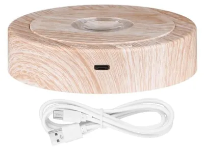 Obrázok produktu pre Komphic, otočná LED držiak, stojan na kryštály, podstavec s osvetlením