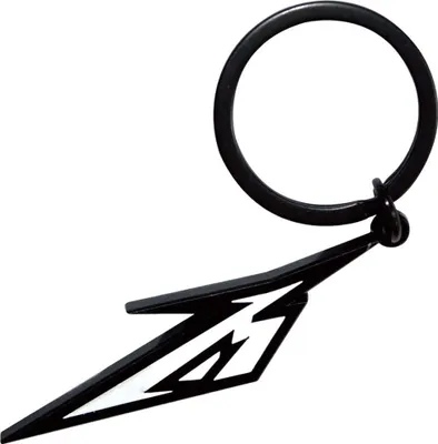 Produktbild von Metallica Black & White M Logo Schlüsselanhänger