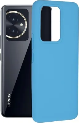 Produktbild von Soft Color Silikonhülle für Honor 100 - Blau KP30075