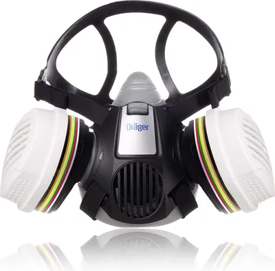 Produktbild von Dräger X-plore 3300 Chemie-Arbeiten Halbmasken-Set inkl. ABEK1 Hg P3 Kombi-Filter | Größen S/M/L | gegen Gase, Dämpfe, Fein-Staub/Partikel, Größe:M