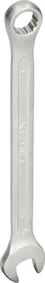 Produktbild von BRILLIANT TOOLS BT011909 Ring-Maulschlüssel, 9mm [Powered by KS TOOLS]