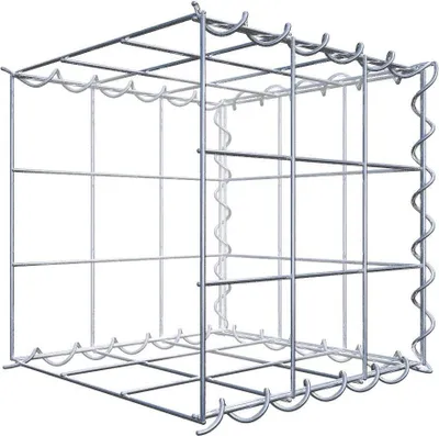 Produktbild von Anbaugabione Typ 2 30 cm x 30 cm x 30 cm (L x H x T), Maschenweite 10 cm x 10 cm, Spirale