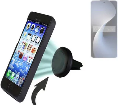 Produktbild von K-S-Trade Kompatibel mit Meizu 21 Note Auto Handy Halterung KFZ Halter Lüftungsgitterhalterung Air Vent mount Smartphone Halter
