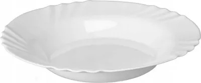 Produktbild von Suppenteller - Tiefer Teller - Ø 23 cm - Glas - Rund - 1 Stück - FCM- - Weiß