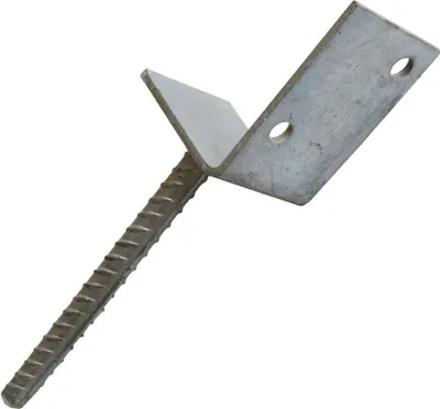 Produktbild von L-Pfostenträger Holzpfosten mit Steindolle zum Einbetonieren