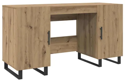 Obrázok produktu pre vidaXL Artisan dubový stôl 140 x 50 x 75 cm materiál na báze dreva