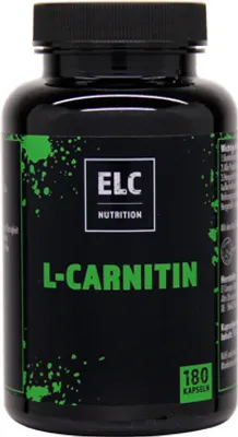Produktbild von ELC Nutrition L-Carnitin 180 Kapseln | L-Caritintartrat | Nahrungsergänzungsmittel | Supplements