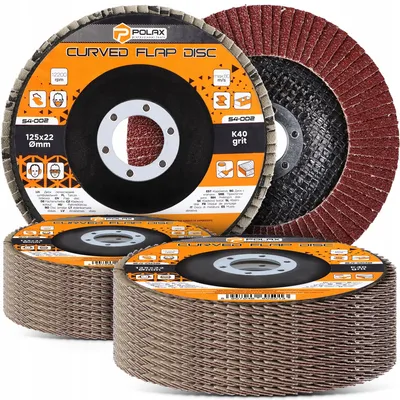 Produktbild von Polax Lamellenschleifscheibe 125mm P40 20 Stück