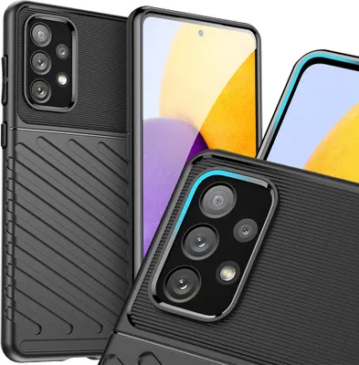 Image de Thunder Case Étui Souple Blindé Samsung Galaxy A73 Noir