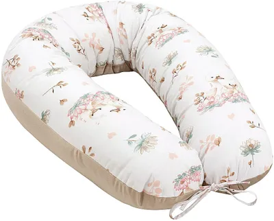 Produktbild von Swan Family & Cappuccino Soft Velvet V-förmige Kissen