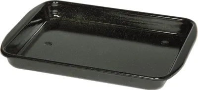 Produktbild von Riess Bratrohrpfanne niedrig 33/42/4,5 Back- Bratform Emaille schwarz