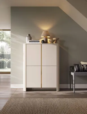 Produktbild von Kommode – Sideboard – K103 – BARI – Kaschmir – Elegante Stauraumlösung für moderne Wohnräume