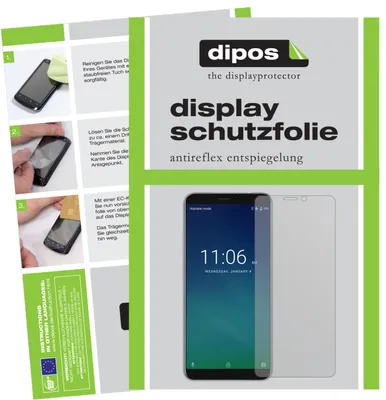 Produktbild von 6x Schutzfolie für KEECOO P11 matt Displayschutzfolie Folie Display Schutz dipos