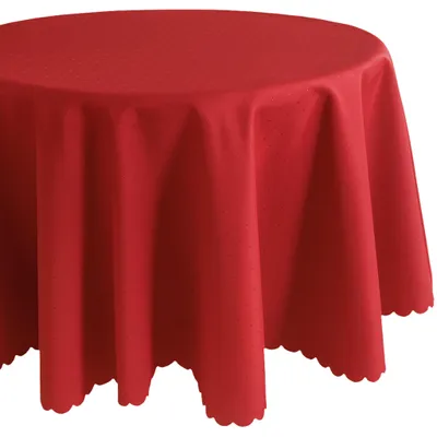 Immagine prodotto di Tovaglia ovale 160 x 220 cm in rosso per tavolo da pranzo e cucina