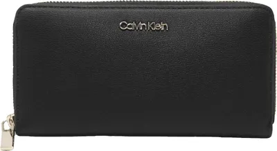 Obrázek produktu pro Dámská peněženka CK CALVIN KLEIN article ZW0ZW01456 EO / CK MUST LARGE cm 20 x 10,5 x 3 (ca.), BDS Black / Black, ONE - JEDNA VELIKOST, 100% polyuretan