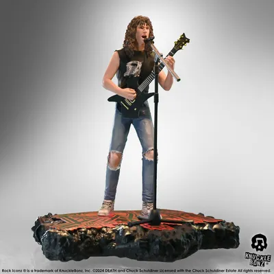 Obrázok produktu pre Socha Death Rock Iconz Chuck Schuldiner II 22 cm