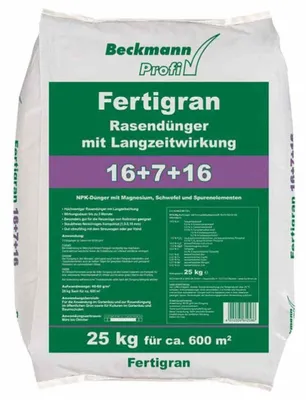Obrázek produktu pro Trávníkové hnojivo Fertigran 16+7+16 25 kg pytel