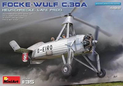 Imagen del producto de 550041018 - Kit de modelismo, escala 1:35, avión de combate C.30A "Heuschrecke" (producción tardía).
