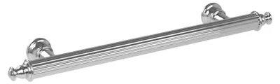 Productafbeelding van Handgreep voor meubels, gemaakt van zamak. Afstand tussen de bevestigingsgaten: 160 mm. Gepolijst chroom. Set van 6 stuks