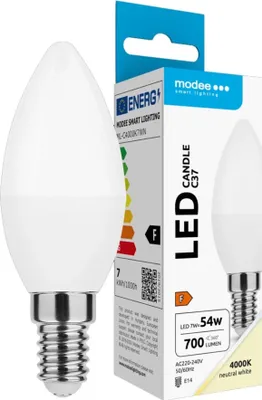 Obrázok produktu pre Modee Lighting LED žiarovka E14 7W 4000K CANDLE (54W)