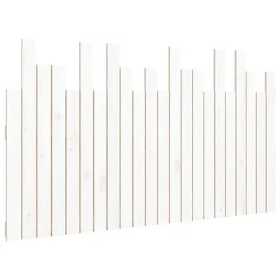 Produktbild von Wand-Kopfteil Weiß 140x3x80 cm Massivholz Kiefer