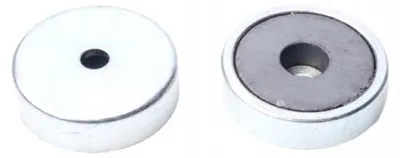 Produktbild von 100 Ferrit-Topfmagnete 25 mm für Zylinderschrauben, starke Haftmagnete für Werkstatt und Industrie