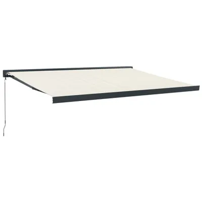 Immagine prodotto di Tenda da sole retrattile vidaXL color crema, 4,5 x 3 m, in tessuto e alluminio