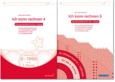 Produktbild von Ich kann rechnen 4 und 5 - 2 Schülerarbeitshefte für die 3. und 4. Klasse